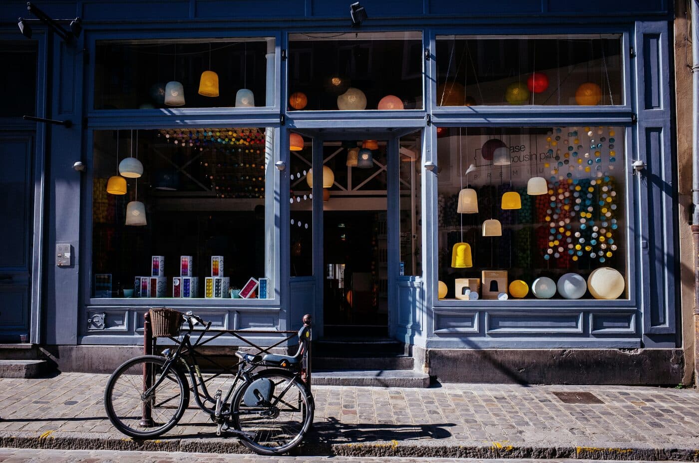 A local shopfront on a quiet street